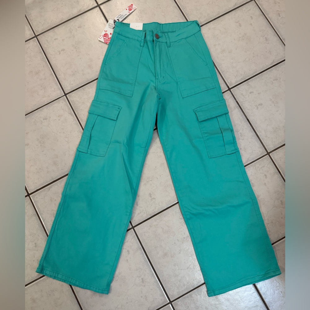 Mint Cargo Pants by Lover Brand Fashion Size Large